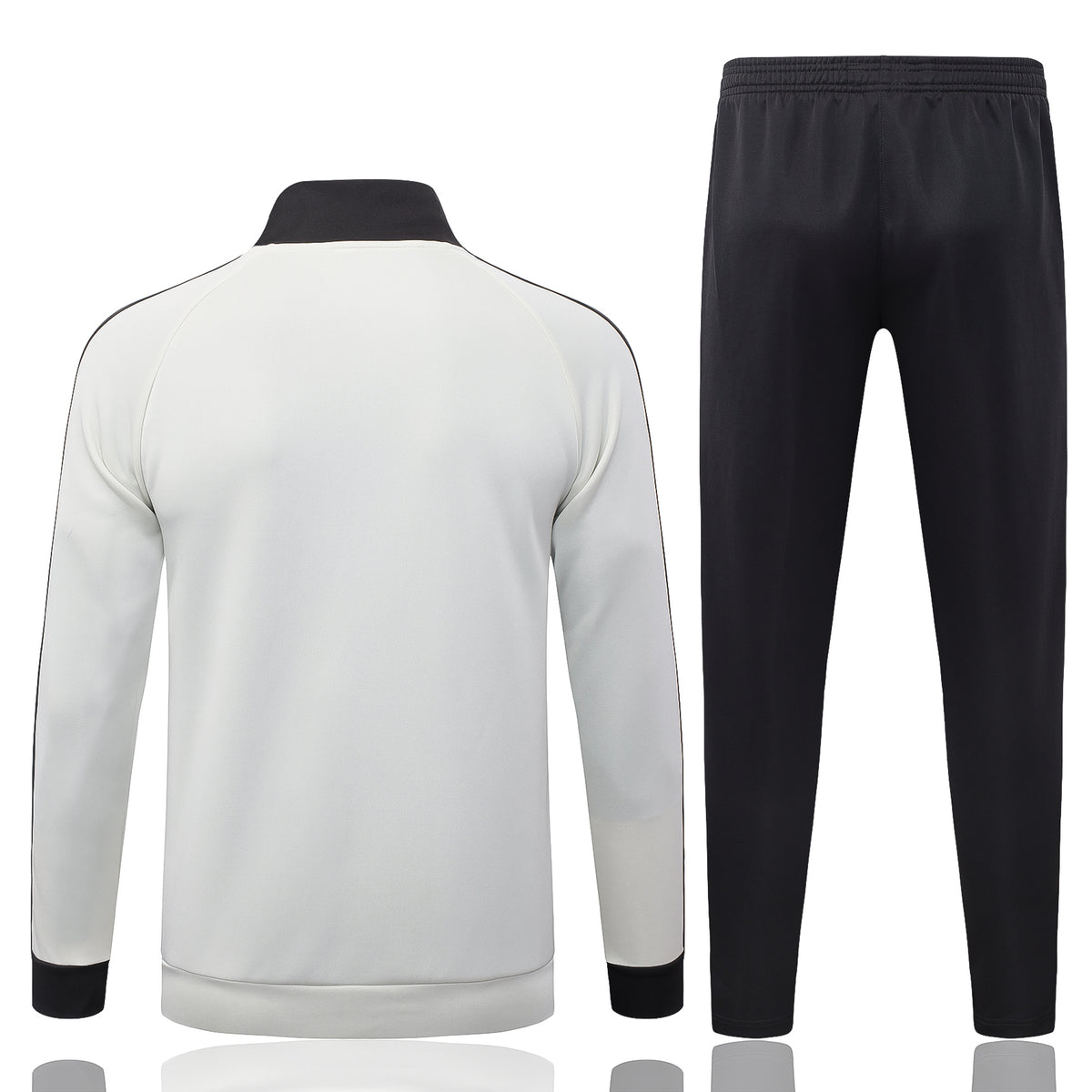2026/27 Germany Full-Zip Training Suit – Off-White/Black - full set back