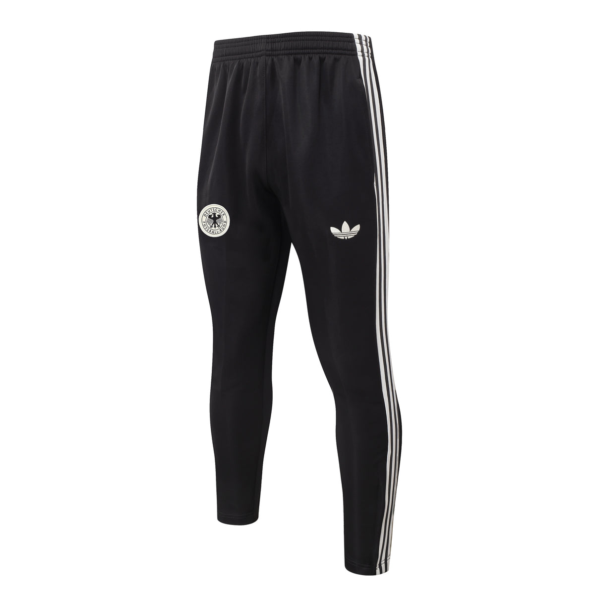 2026/27 Germany Full-Zip Training Suit – Off-White/Black - pants only front