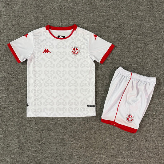 Tunisia 2026/27 Away Kids Football Kit Kids Version - Front