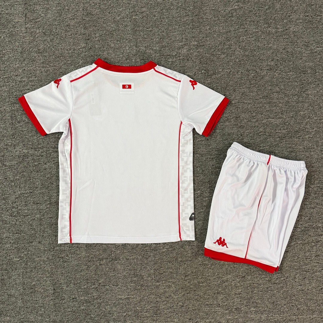 Tunisia 2026/27 Away Kids Football Kit Kids Version - Back