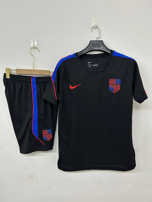 USA Black Short-Sleeve Training Kit 2026/27