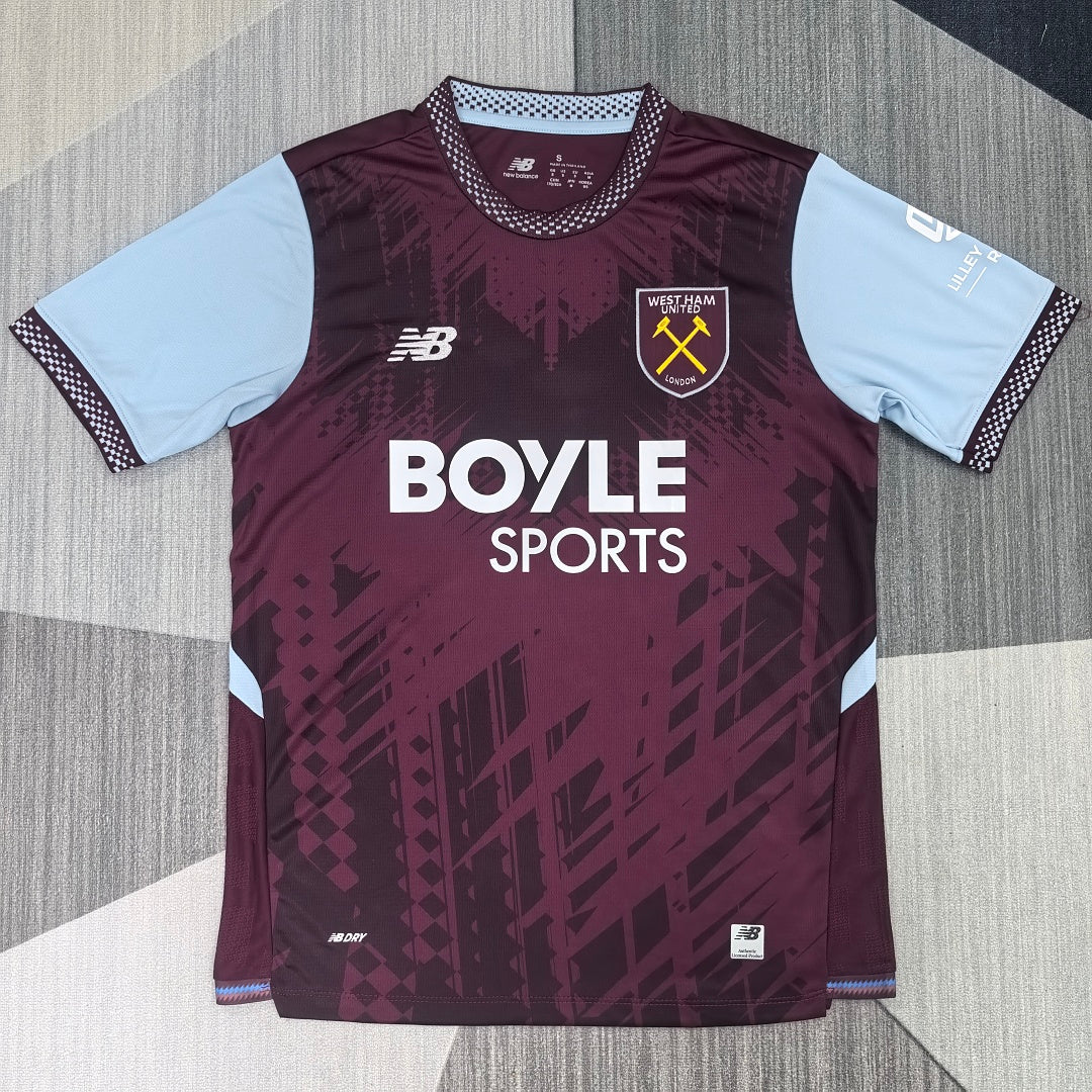 West Ham United 2026/27 Home Fan Version Jersey - Front
