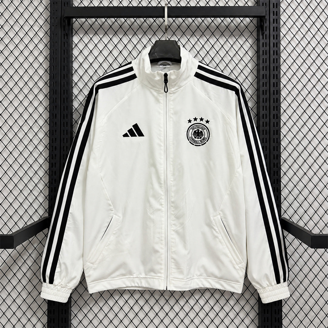 Germany White Training Windbreaker front