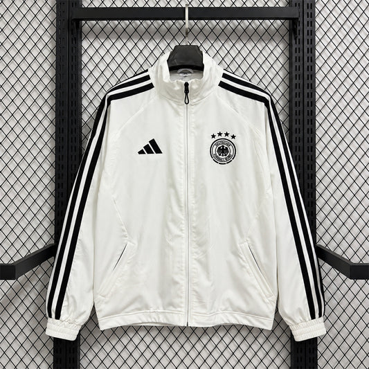 Germany White Training Windbreaker front