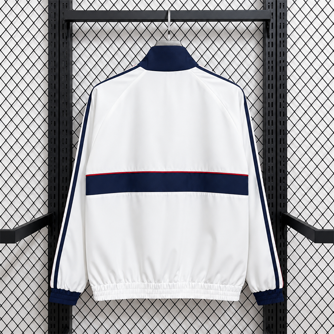 Bayern Munich 2026/27 White Training Windbreaker back