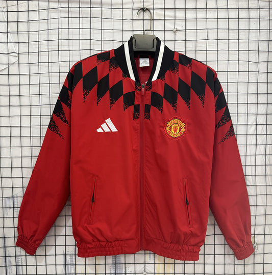 Manchester United 2026/27 Red Windbreaker front