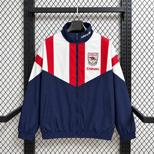 Arsenal Royal Blue EQT Training Windbreaker front