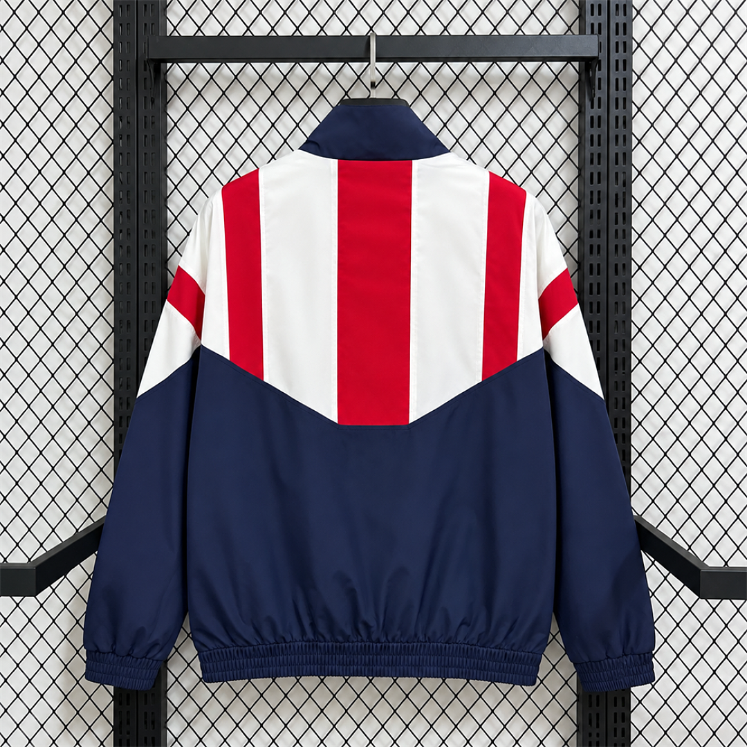 Arsenal Royal Blue EQT Training Windbreaker back