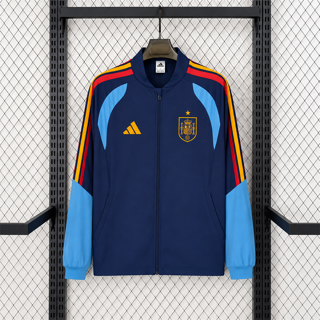 Spain Royal Blue Windbreaker front