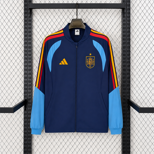 Spain Royal Blue Windbreaker front