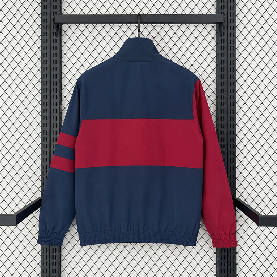 Atletico Madrid Royal Blue Retro Windbreaker back