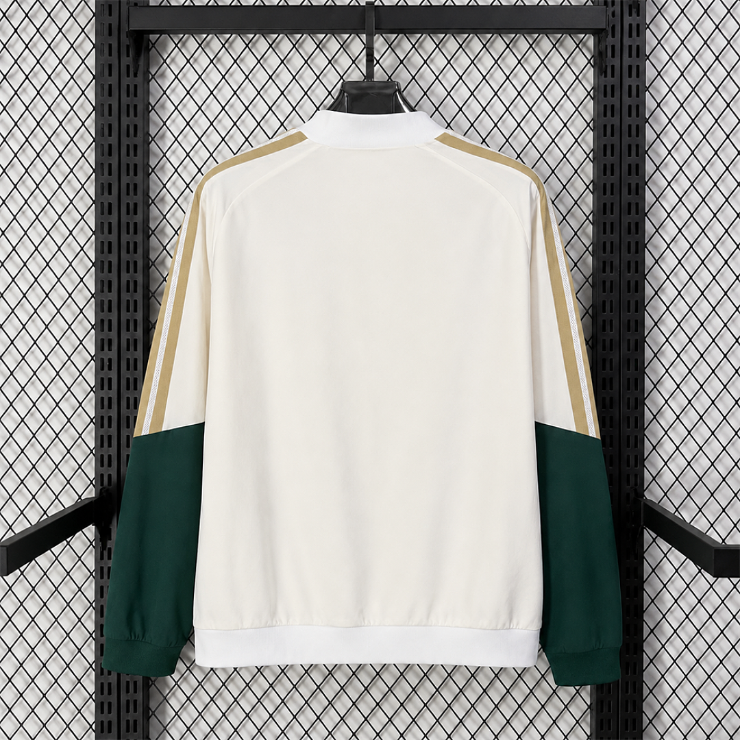 Italy White Windbreaker back