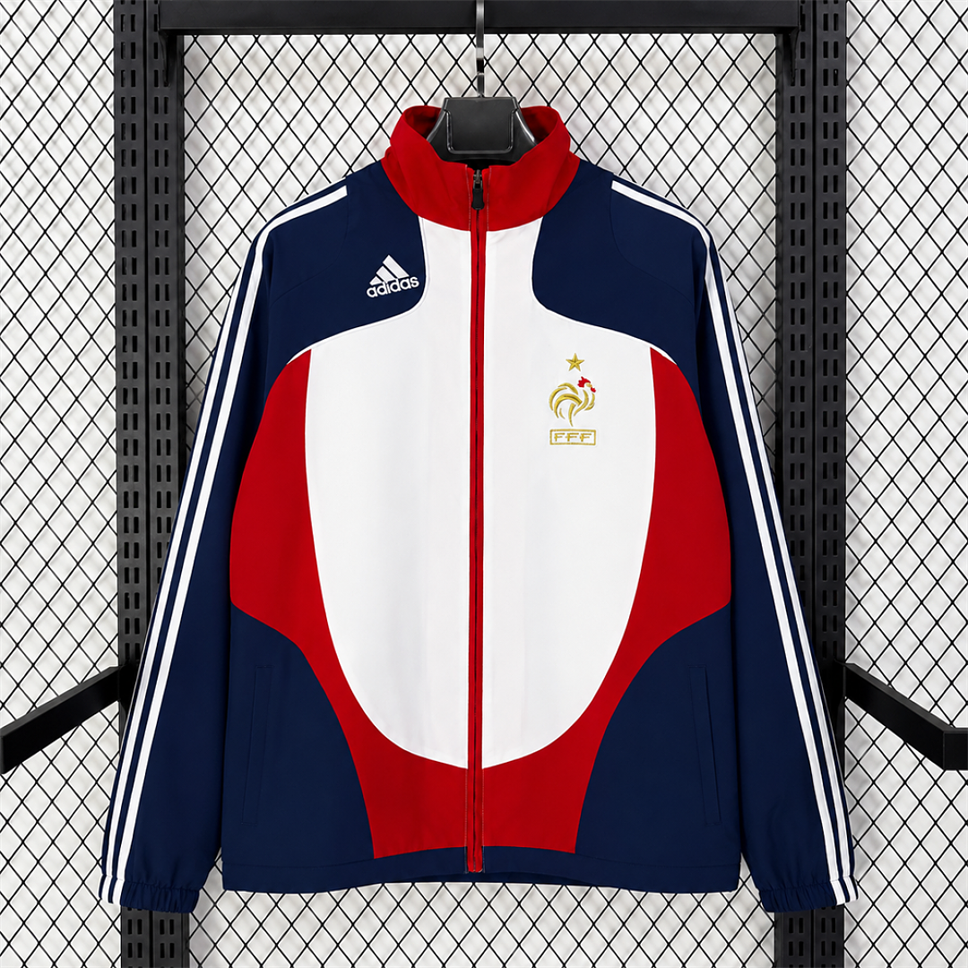 France 2008 Royal Blue Training Windbreaker front
