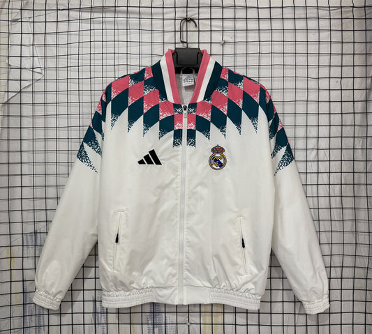 Real Madrid 2026 Single-Layer Waterproof Windbreaker front