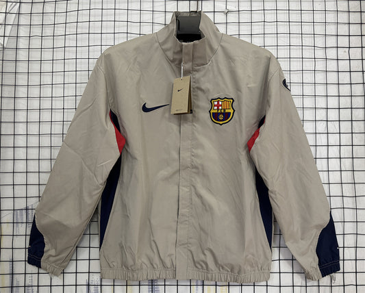 Barcelona 2003/04 Khaki Windbreaker front