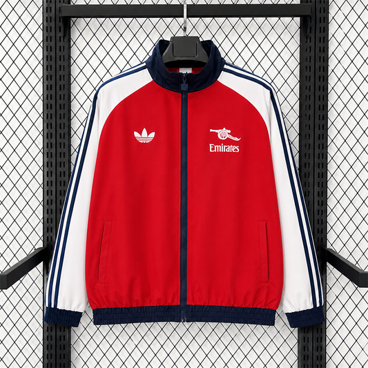 Arsenal Red Walkout Waterproof Windbreaker front