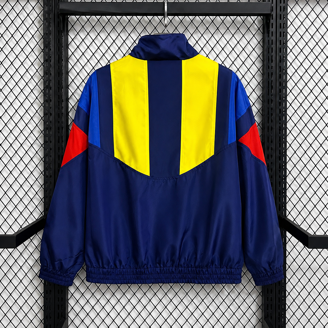 Colombia Navy World Cup Training Windbreaker back