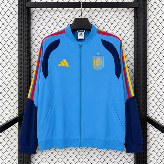 Spain Sky Blue World Cup Windbreaker front