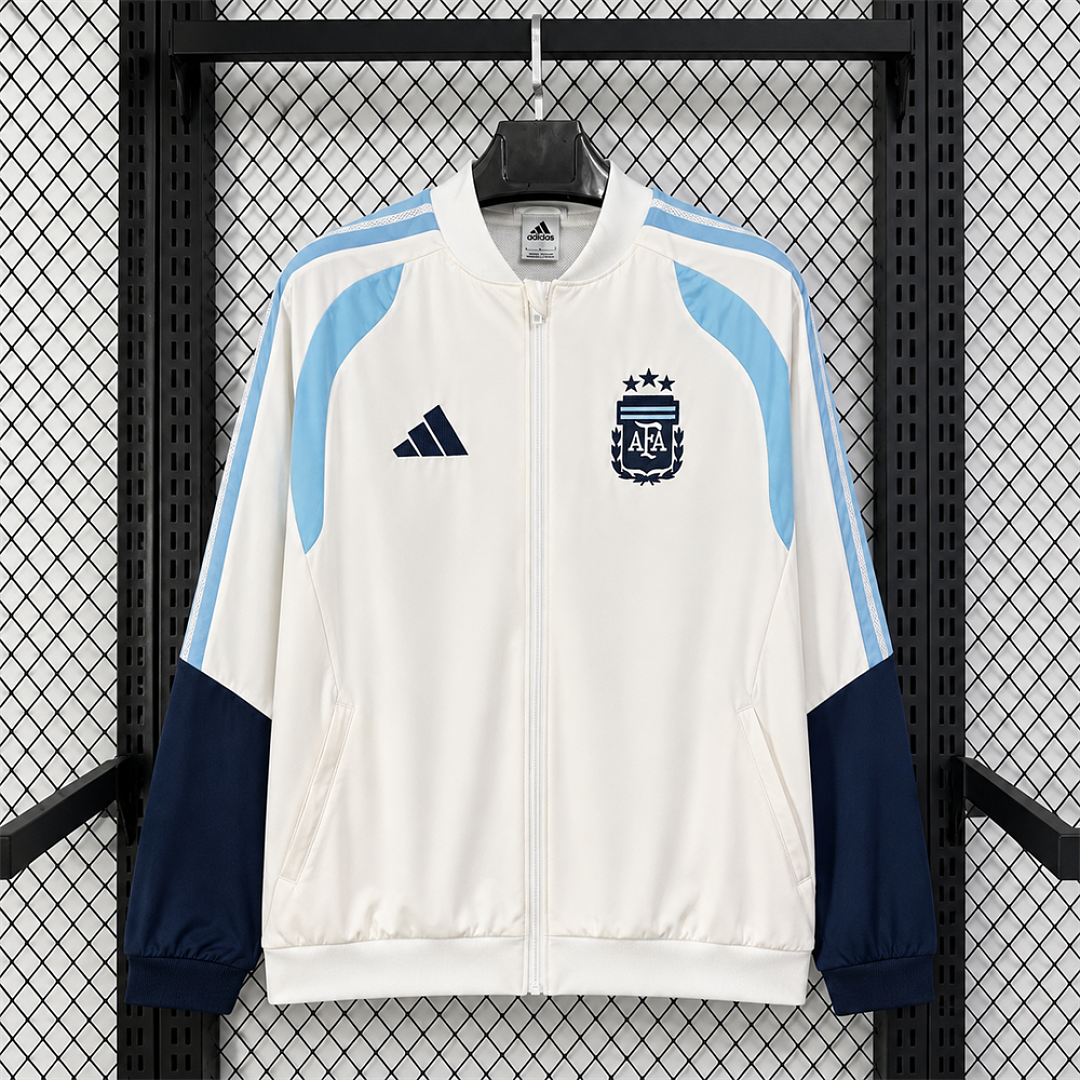 Argentina White World Cup Windbreaker front