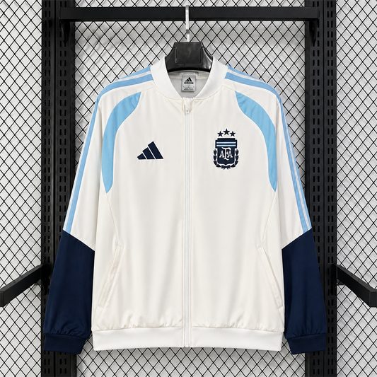 Argentina White World Cup Windbreaker front