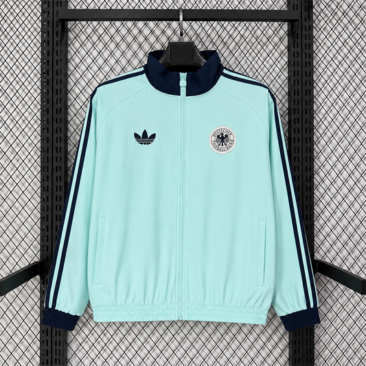 Germany Light Aqua Classic Windbreaker front