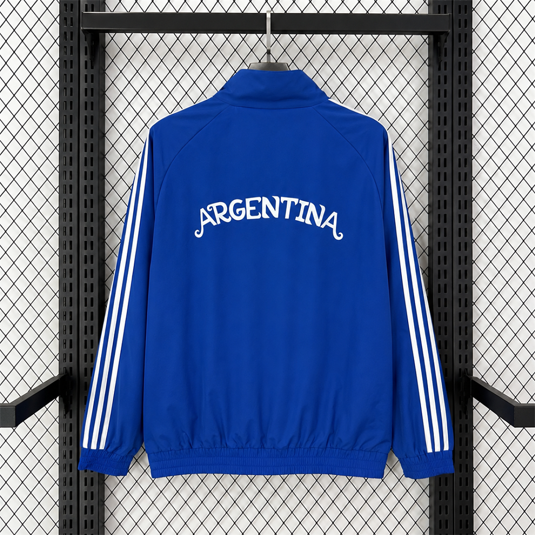 Argentina Classic Royal Blue Windbreaker back