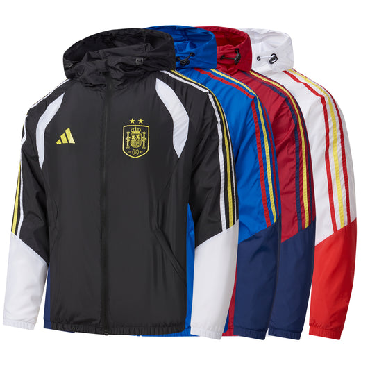 Spain Two-Star Multi-Color Hooded Windbreaker - supplier image 1