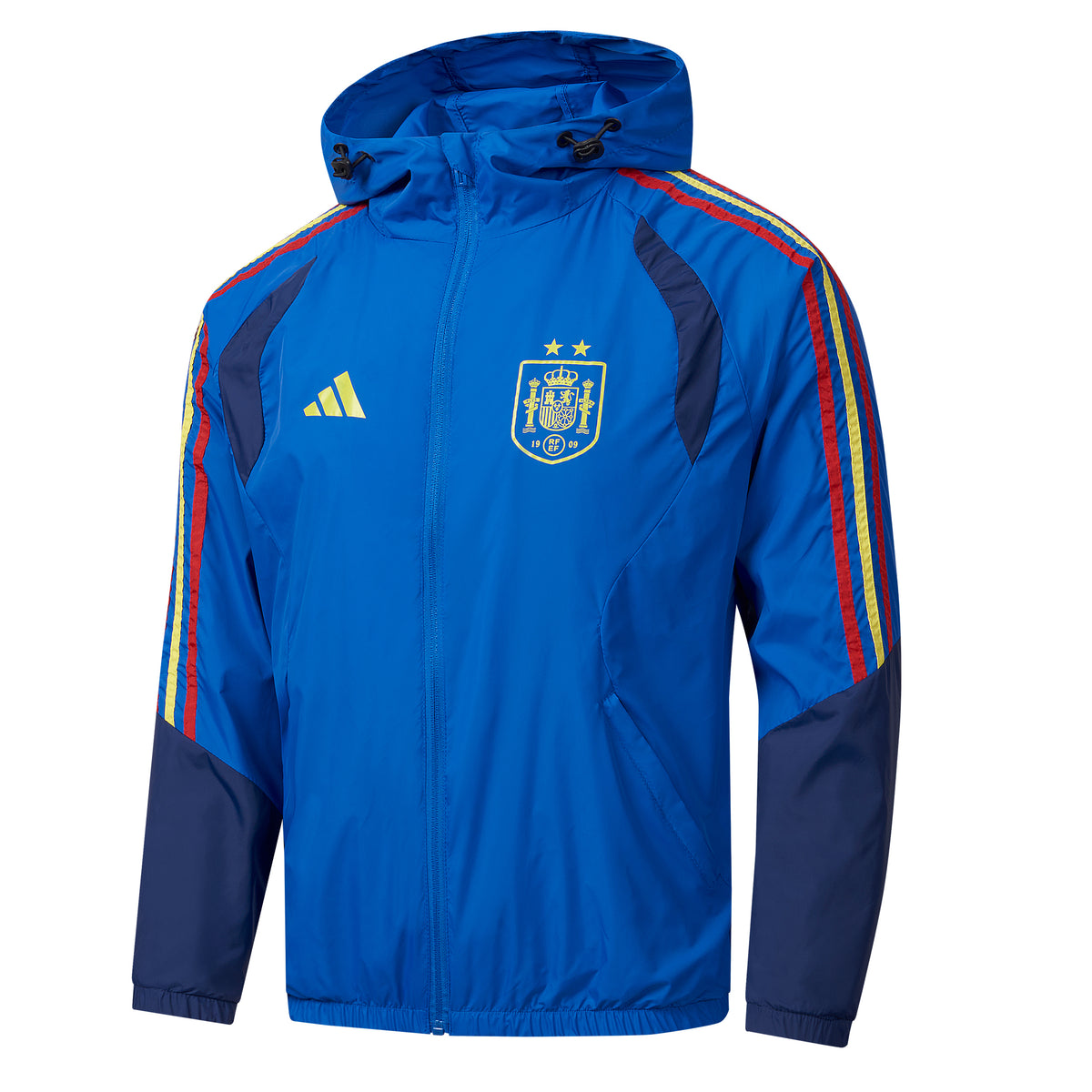 Spain Two-Star Multi-Color Hooded Windbreaker - supplier image 3