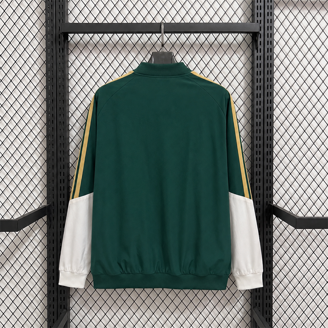 Italy Dark Green Windbreaker back