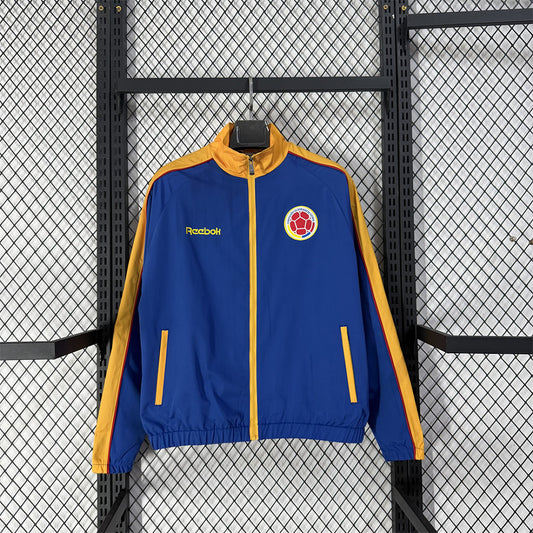 Colombia Retro Blue Windbreaker front