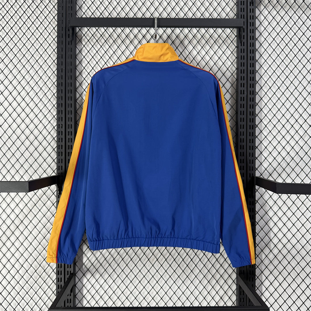 Colombia Retro Blue Windbreaker back