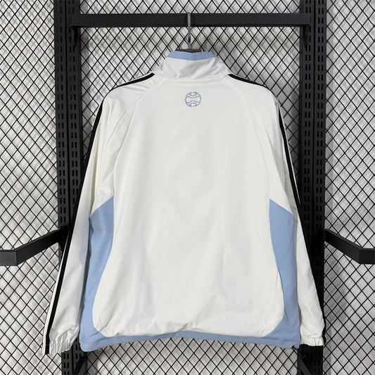 Argentina 2006/07 Blue White Waterproof Windbreaker back