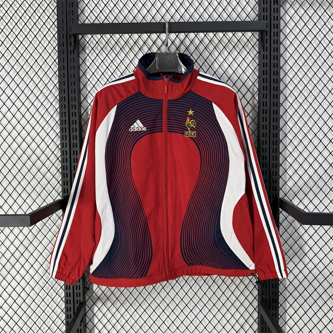 France Classic Red Training Windbreaker front