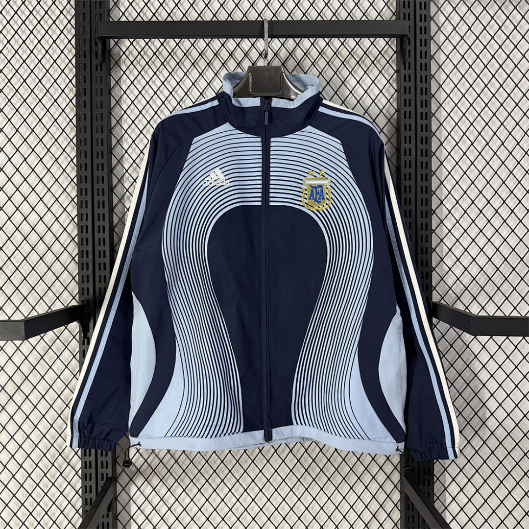 Argentina Classic Navy Blue Windbreaker front
