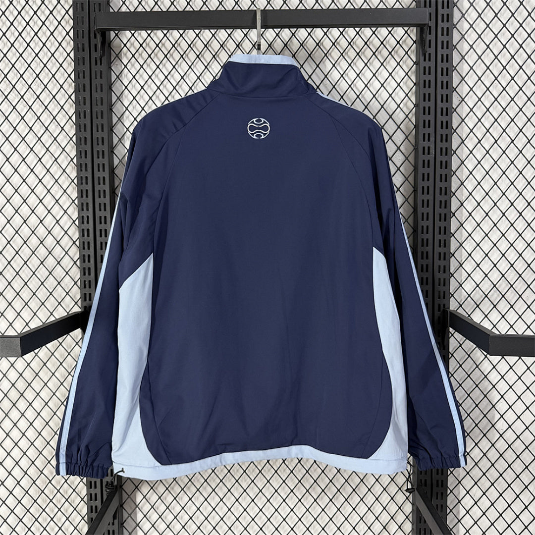 Argentina Classic Navy Blue Windbreaker back