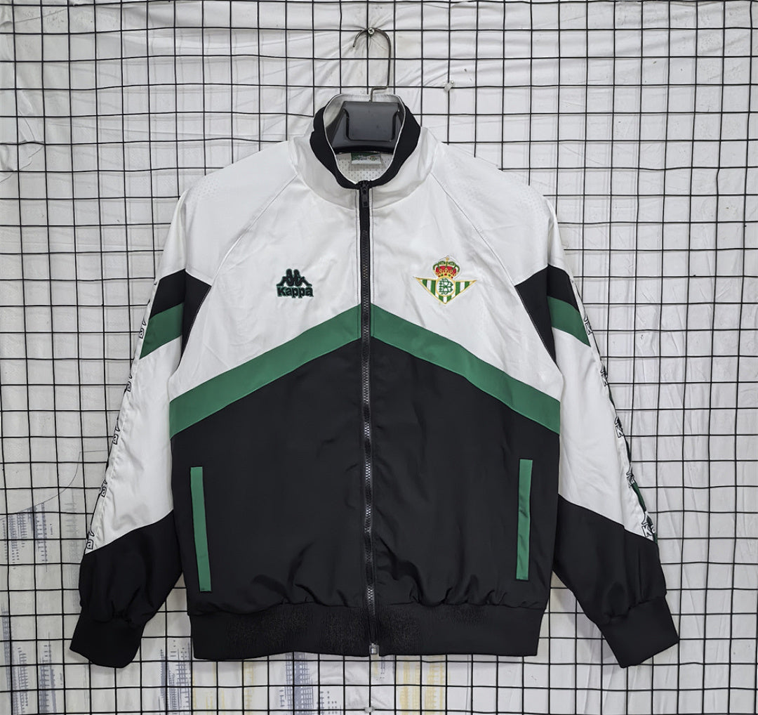 Real Betis 1995/97 White Black Windbreaker front