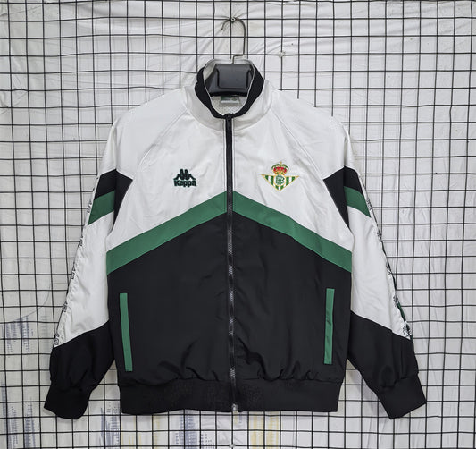 Real Betis 1995/97 White Black Windbreaker front