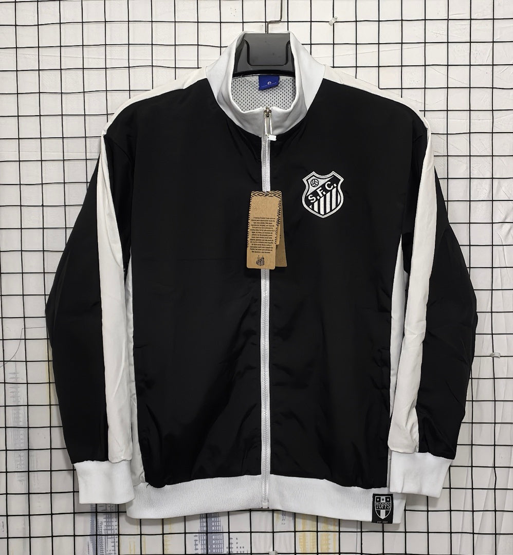 Santos 1960 Black Waterproof Windbreaker front