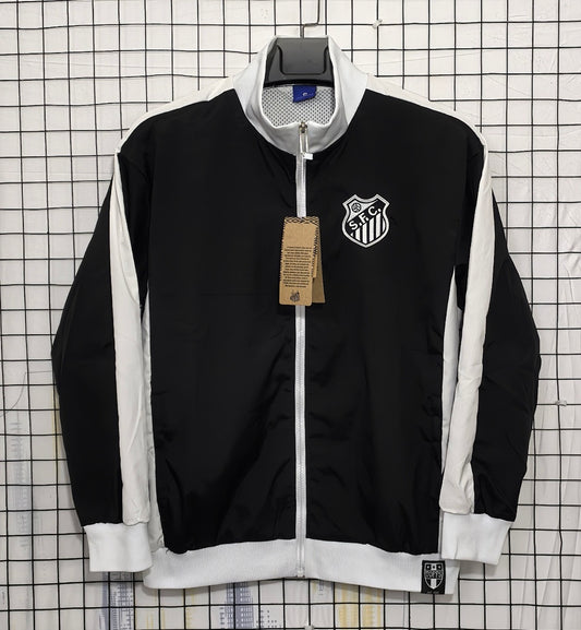 Santos 1960 Black Waterproof Windbreaker front