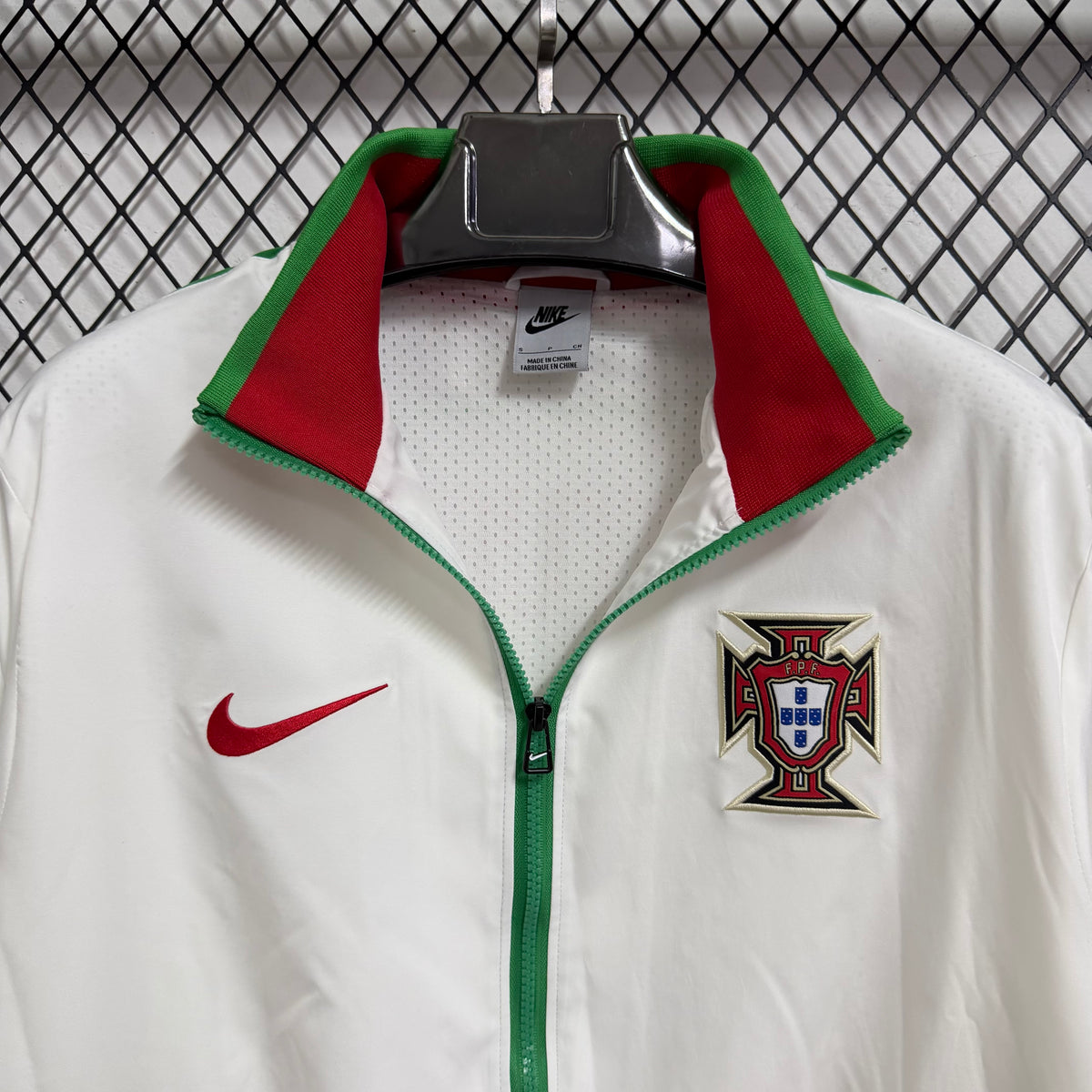 Portugal White, Green & Red World Cup-Style Windbreaker - supplier image 3
