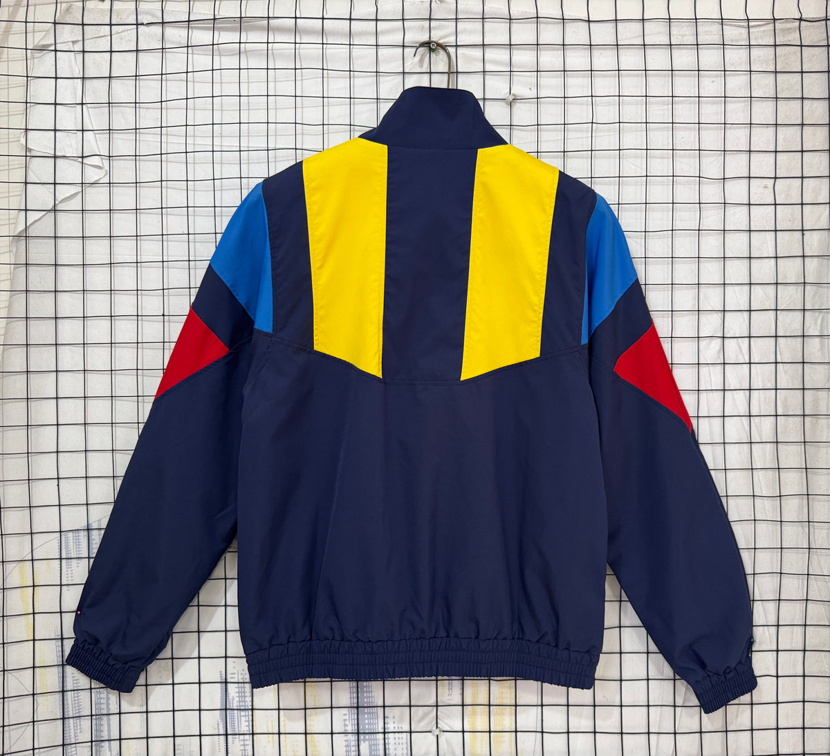 Colombia 2026 Navy, Yellow & Red Windbreaker - back view