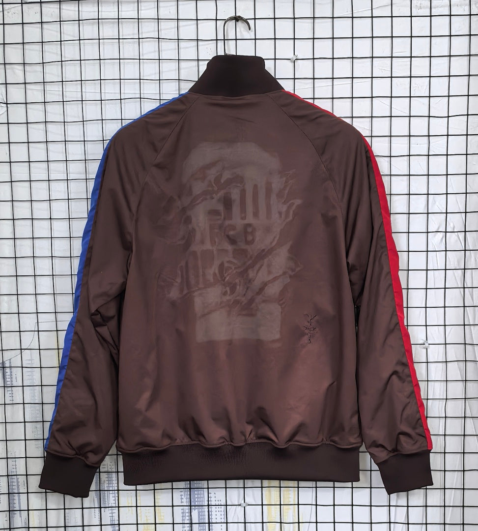 Barcelona 2024/25 Brown Collaboration Waterproof Windbreaker back