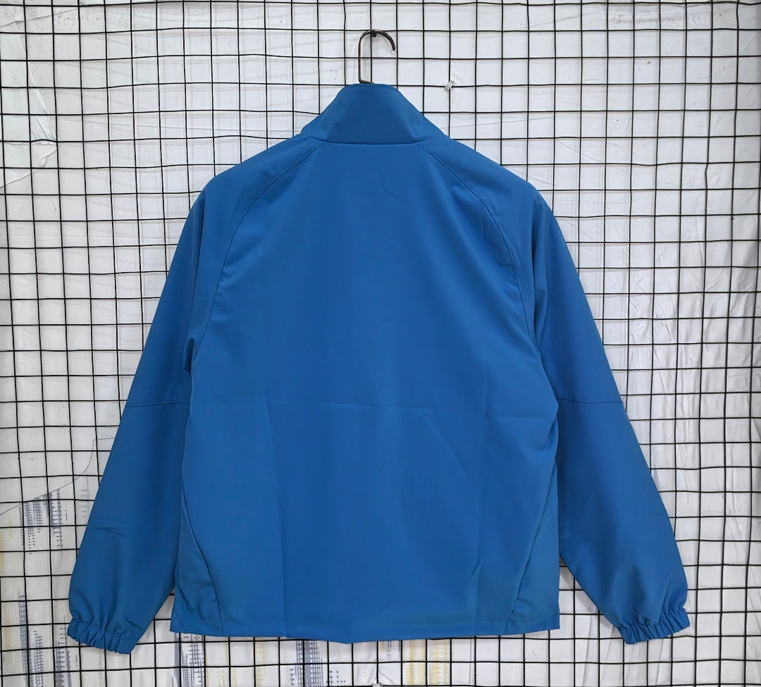 Colombia 2026 Blue Waterproof Windbreaker back