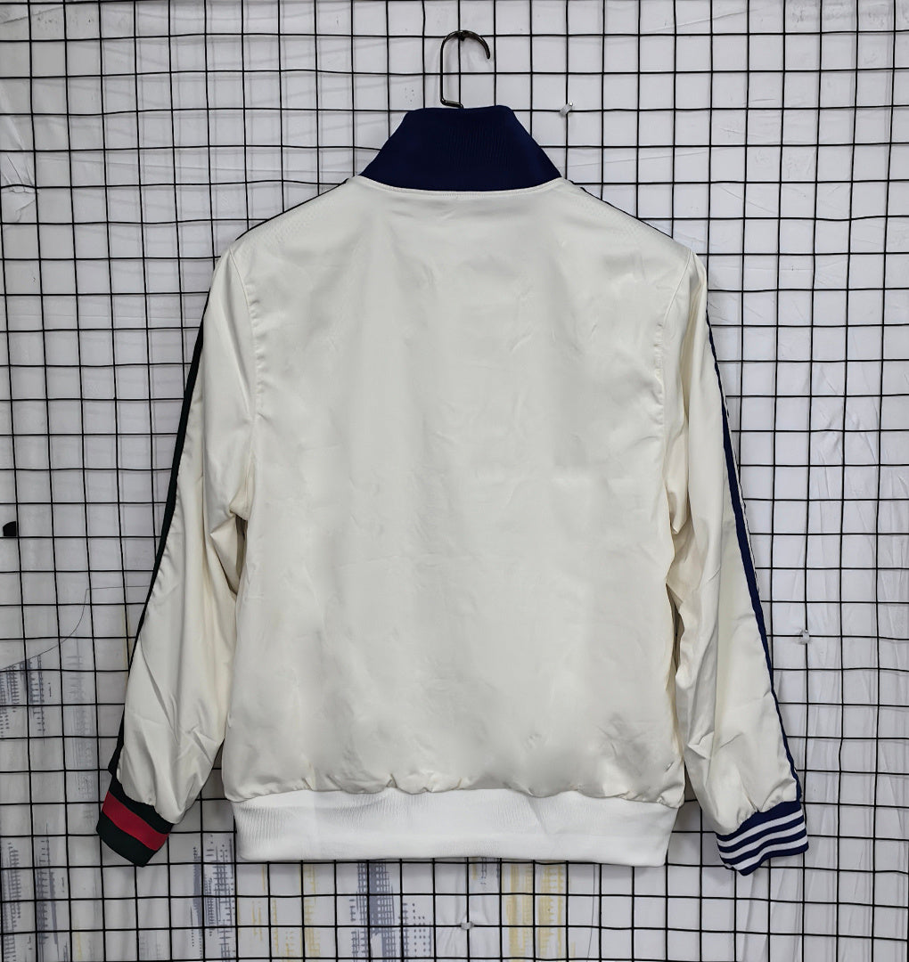 Adidas x Gucci 2025 Off-White Waterproof Windbreaker back