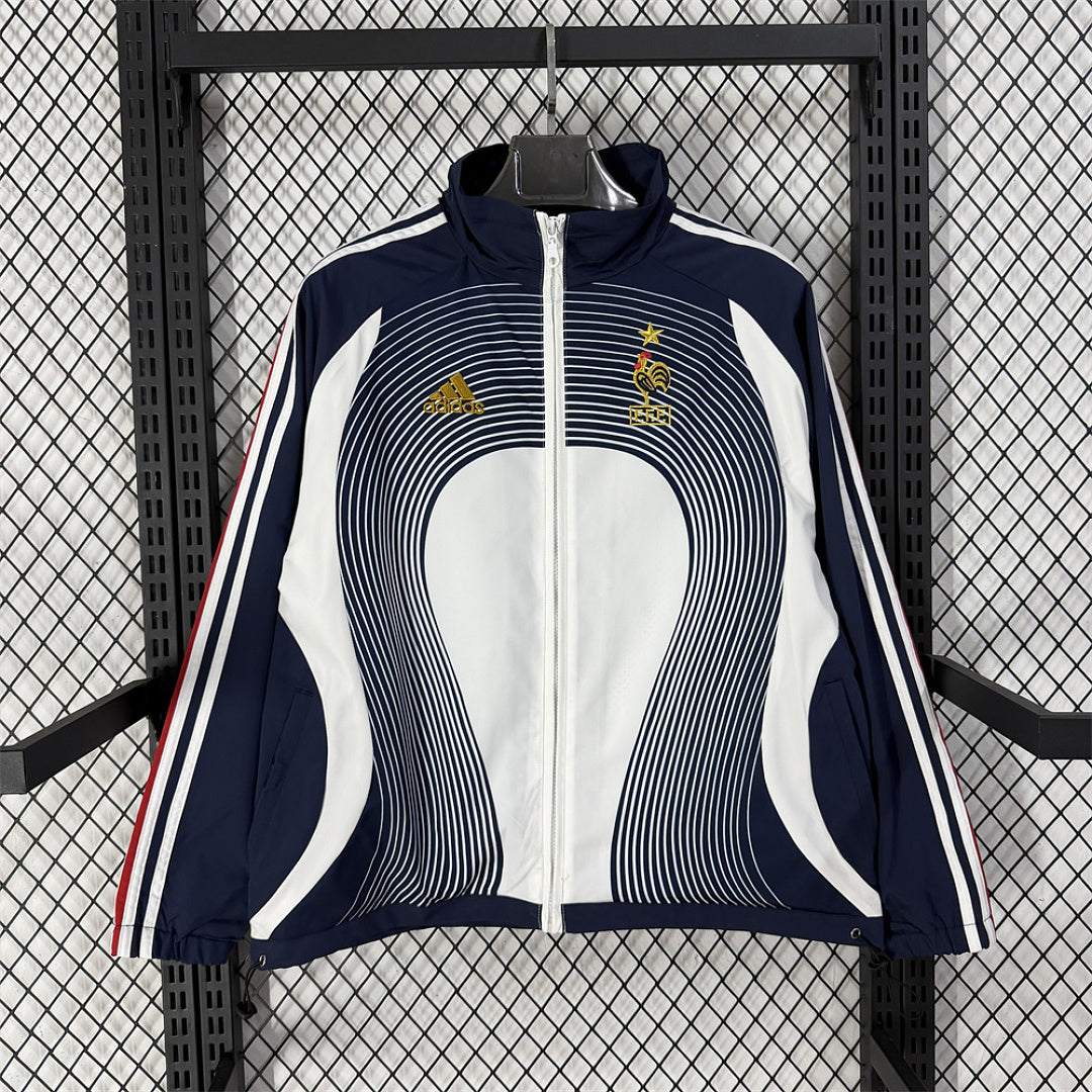 France 2006/07 Blue Waterproof Windbreaker front
