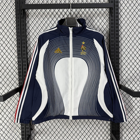 France 2006/07 Blue Waterproof Windbreaker front