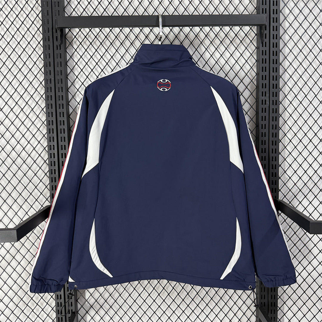 France 2006/07 Blue Waterproof Windbreaker back