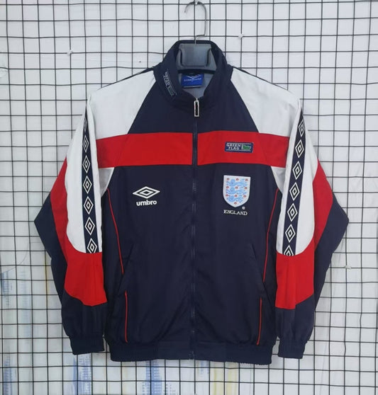 England 1998 Navy Windbreaker front