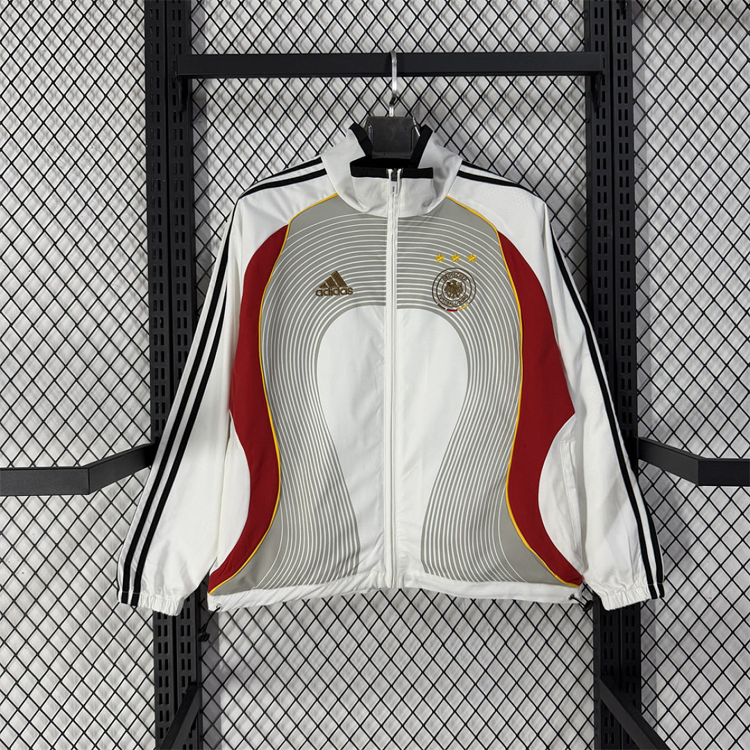 Germany 2006 White Waterproof Windbreaker front
