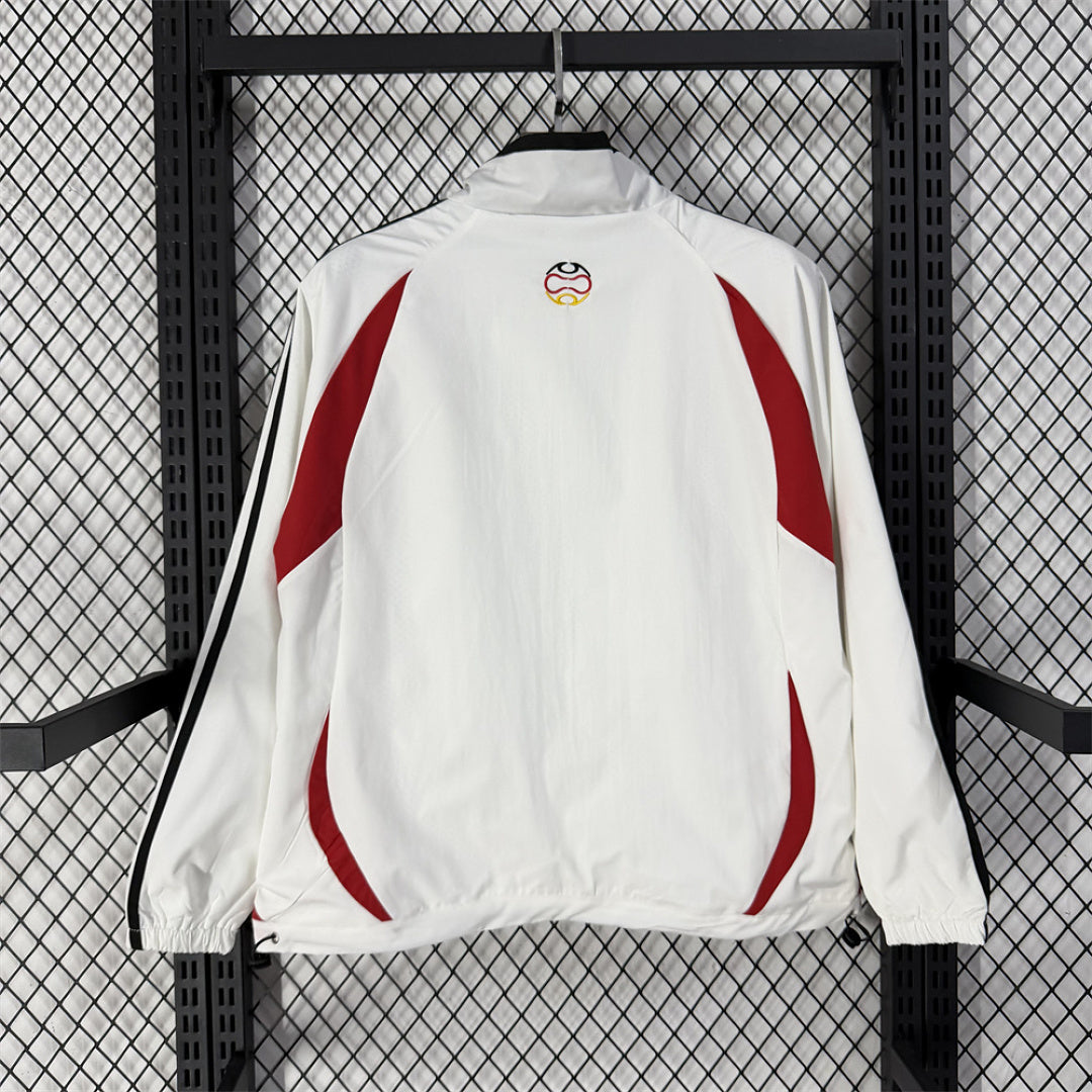 Germany 2006 White Waterproof Windbreaker back